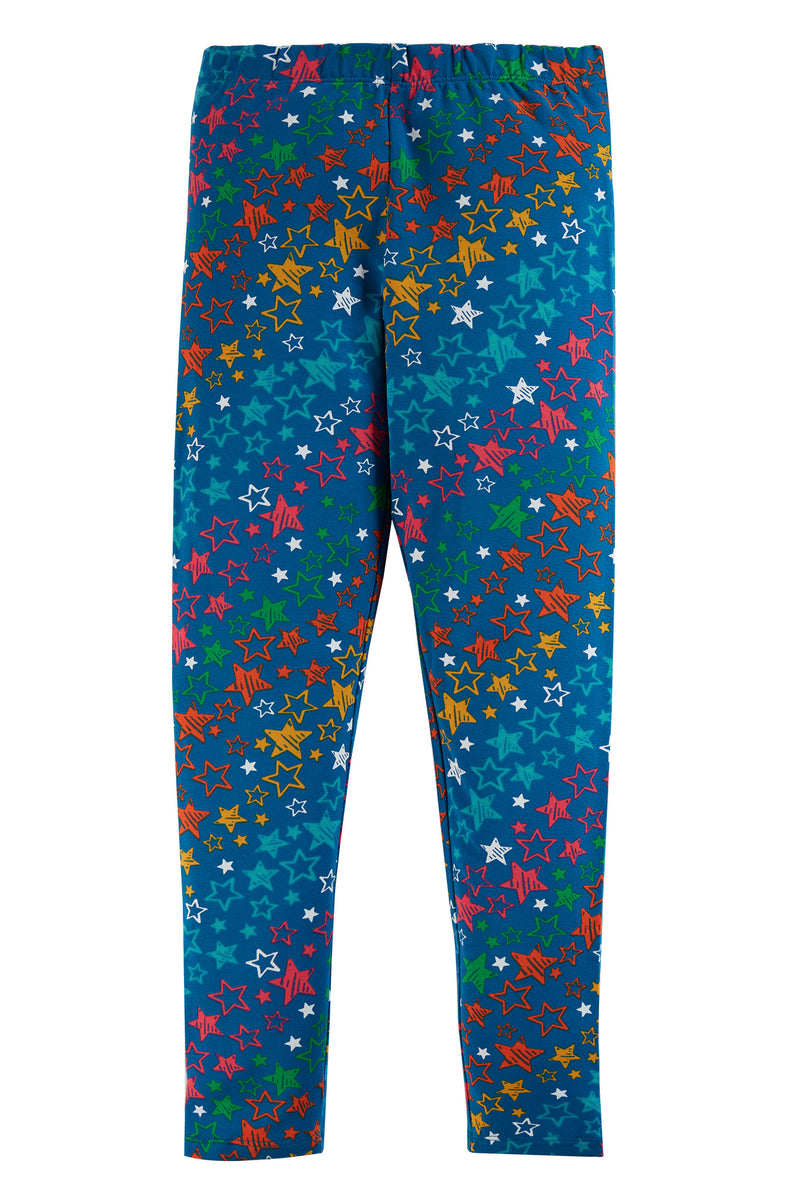 Frugi Libby Leggings, Rainbow Stars Leggings- Organic Cotton-Children's Clothing