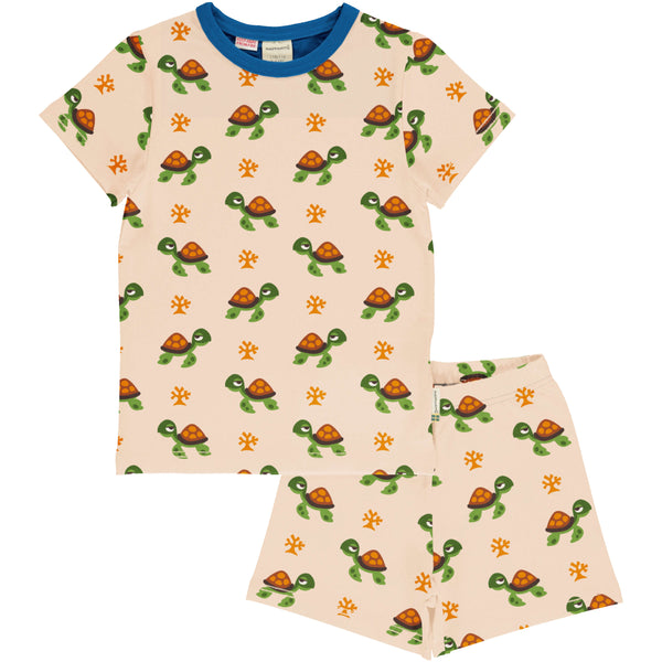 Maxomorra Organic Children's Pyjamas- Turtle Pyjama