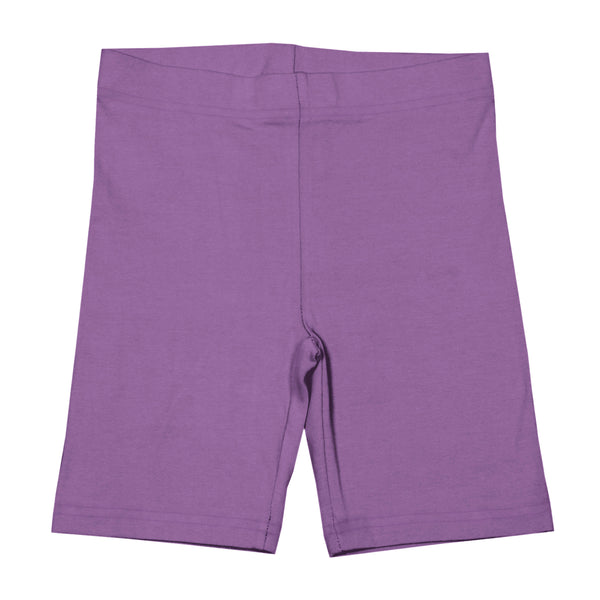 Maxomorra Shorts Cycling Solid Purple-Solid Purple Shorts
