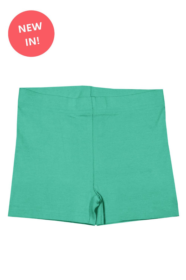 Maxomorra Micro Shorts Solid Green-Solid Green Hot Pants
