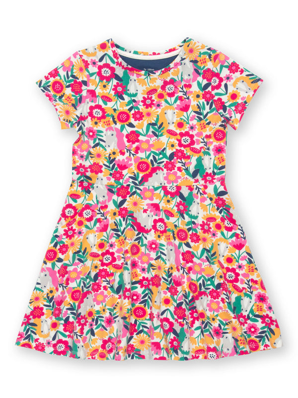 Kite Peek-A-Pony Skater Dress- Organic Dress- Horse- Children's Clothing