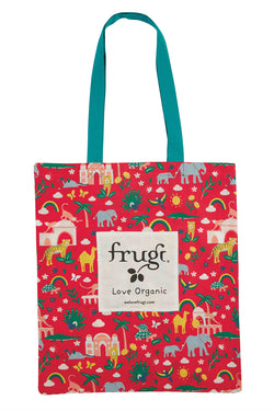 Large Tote Bag, True Red India