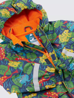 Frugi Printed Puddle Buster Coat- Be Hoppy