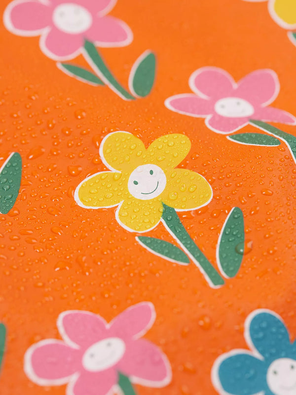 Frugi Printed Puddle Buster Coat-Fun Flowers