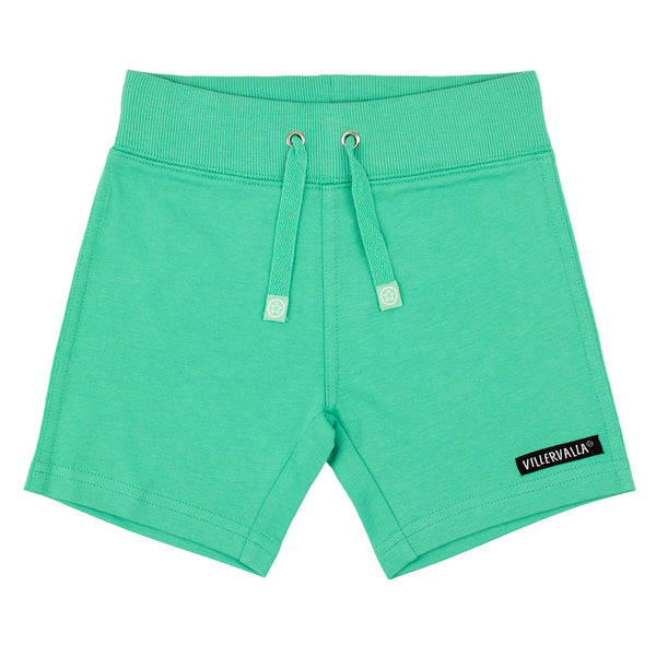 Villervalla Relaxed College Shorts-Cactus Green  - Kids organic summer shorts