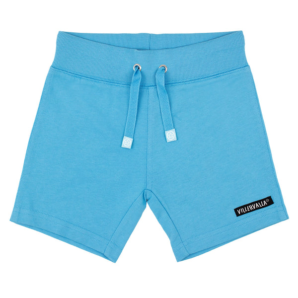 Villervalla Relaxed College Shorts-Lake Blue - Kids organic summer shorts