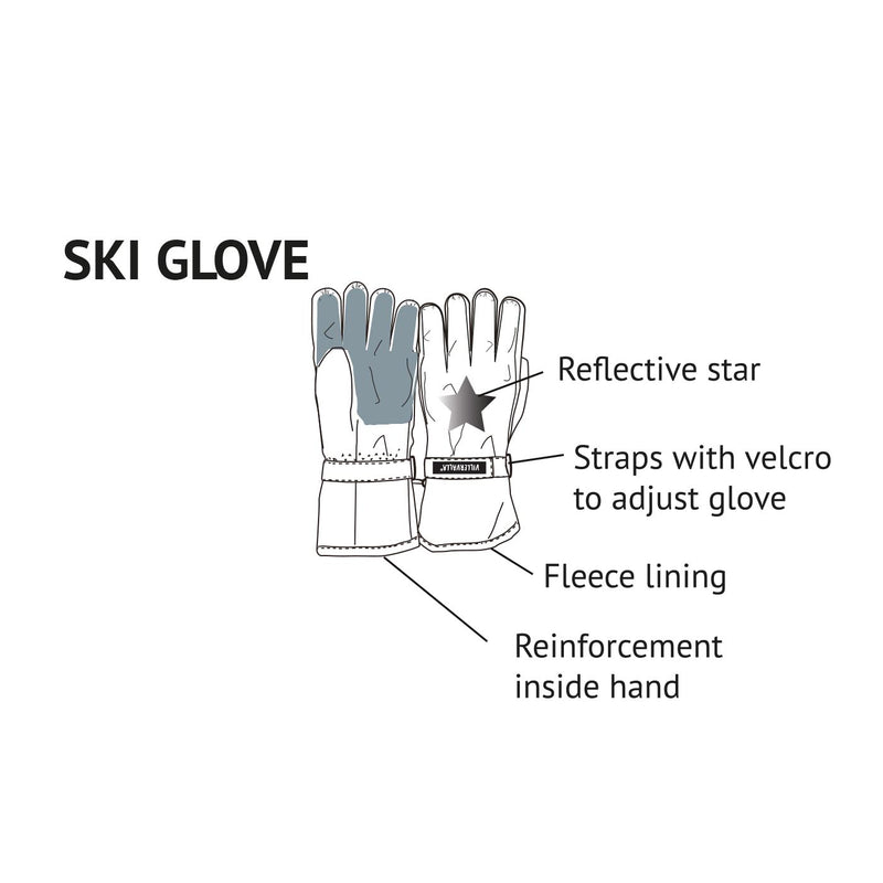Acai Purple Waterproof Winter Kids Ski Glove  - Villervalla Kids Ski/Snow Gloves