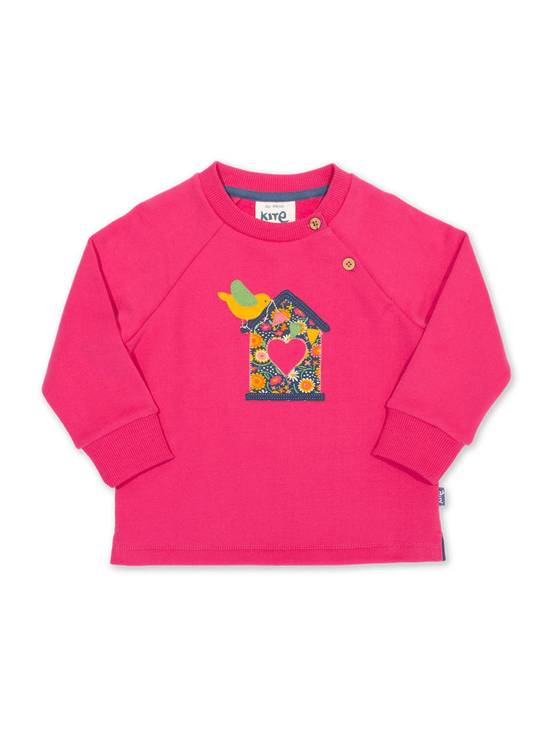 Kite Home bird sweatshirt- Organic-Children's Clothing