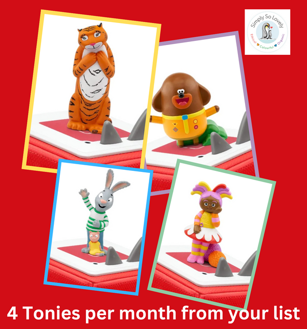 Option Four- Four Character Tonies per month