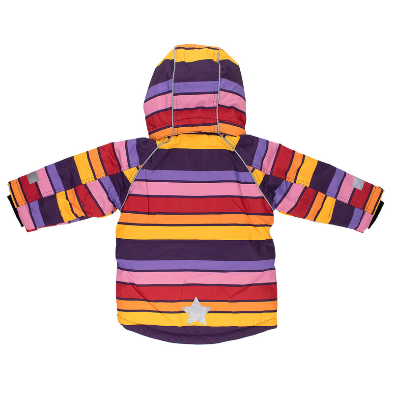 Kids Winter Coat - Verbier- Purple, Pink Red and Yellow Villervalla Coat