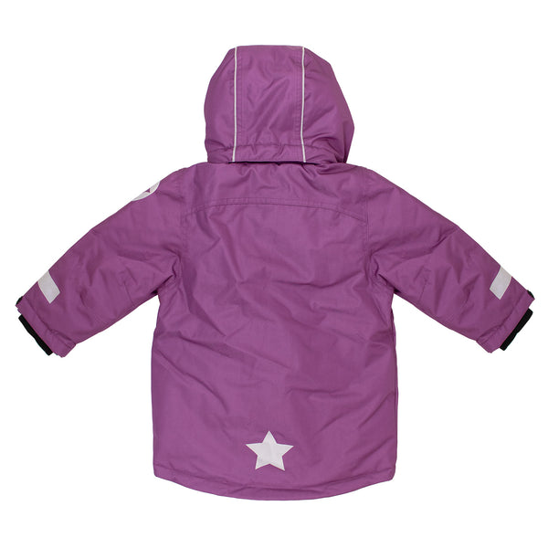 Villervalla Winter Parka Coat Acai Purple - Kids organic clothing jacket