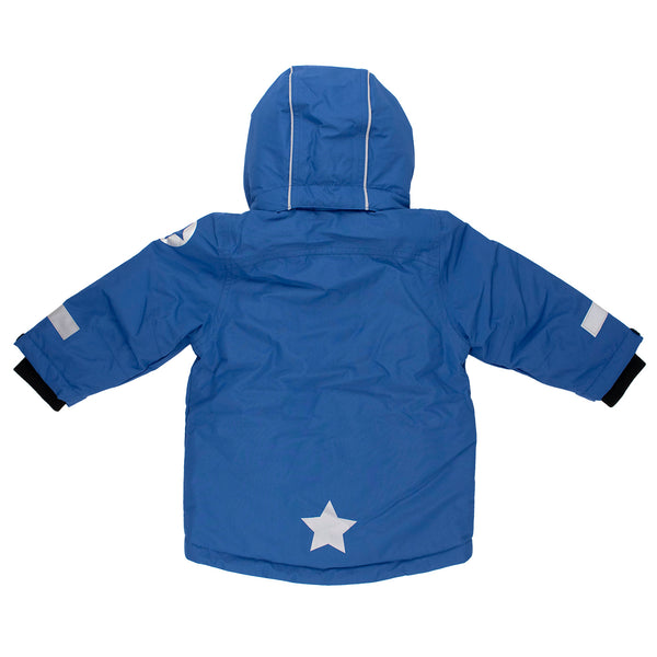 Kids Winter Coat Parka - Atlantic- Blue Villervalla Coat AW25