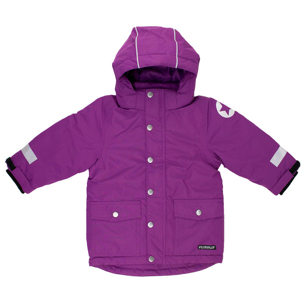 Kids Winter Coat Parka - Dahlia-Purple- Villervalla Coat AW25