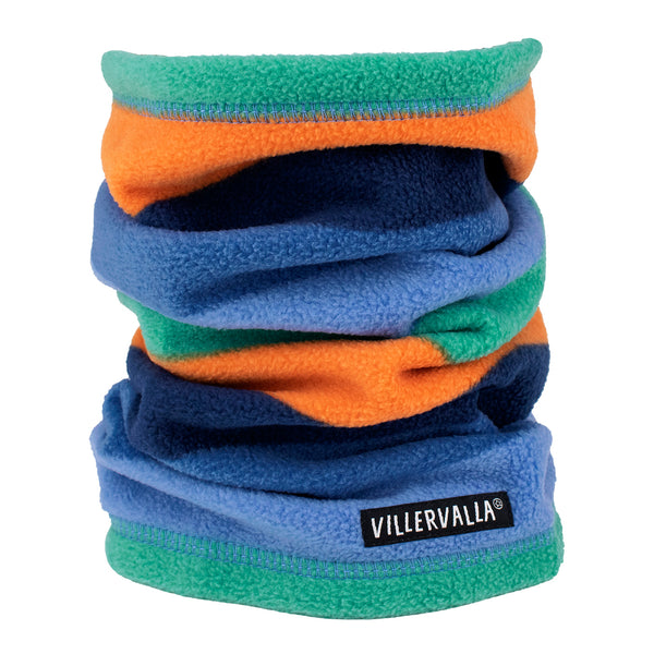 Villervalla Children's Tube Scarf-Atlas -Blue