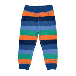 Kids Fleece Pants- Atlantic Striped Purple - Villervalla Pants