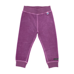 Villervalla Fleece Acai Purple Pants - Kids organic clothing trousers
