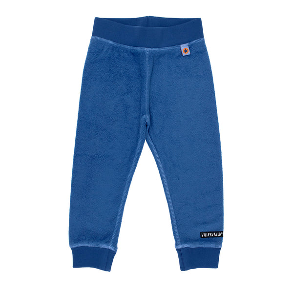 Kids Fleece Pants- Atlantic Blue Fleece - Villervalla Pants