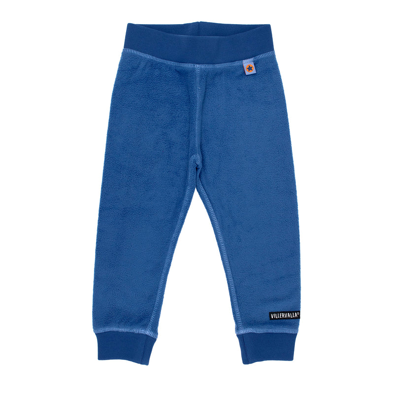 Kids Fleece Pants- Atlantic Blue Fleece - Villervalla Pants
