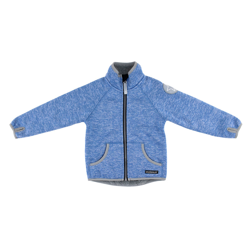 Kids Fleece- Nautic Blue Wind block Pile - Villervalla Fleece