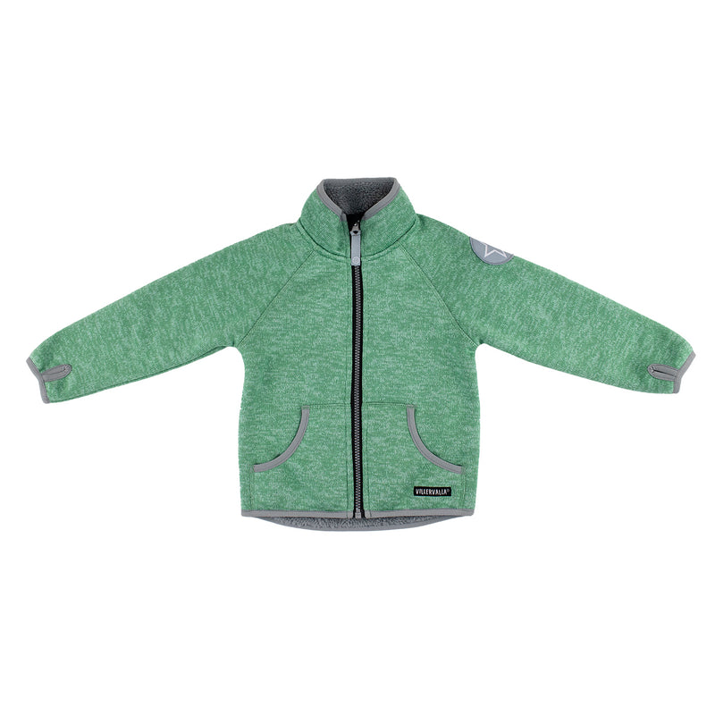 Kids Fleece- Sage Green Wind block Pile - Villervalla Fleece