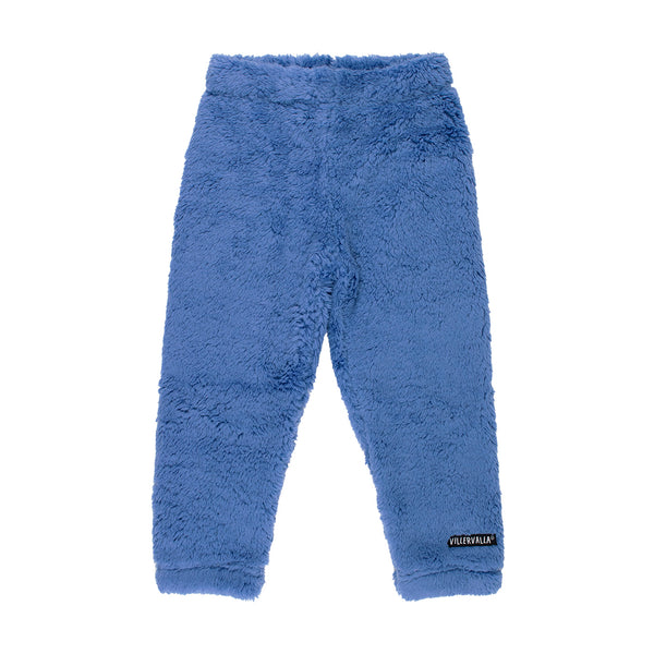Kids Fleece-Pants -Teddy - Blue- Nautic - Villervalla Fleece Pants