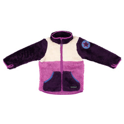 Kids Fleece-Pile Fleece TeddyMagnolica/Grape Purple - Villervalla Fleece