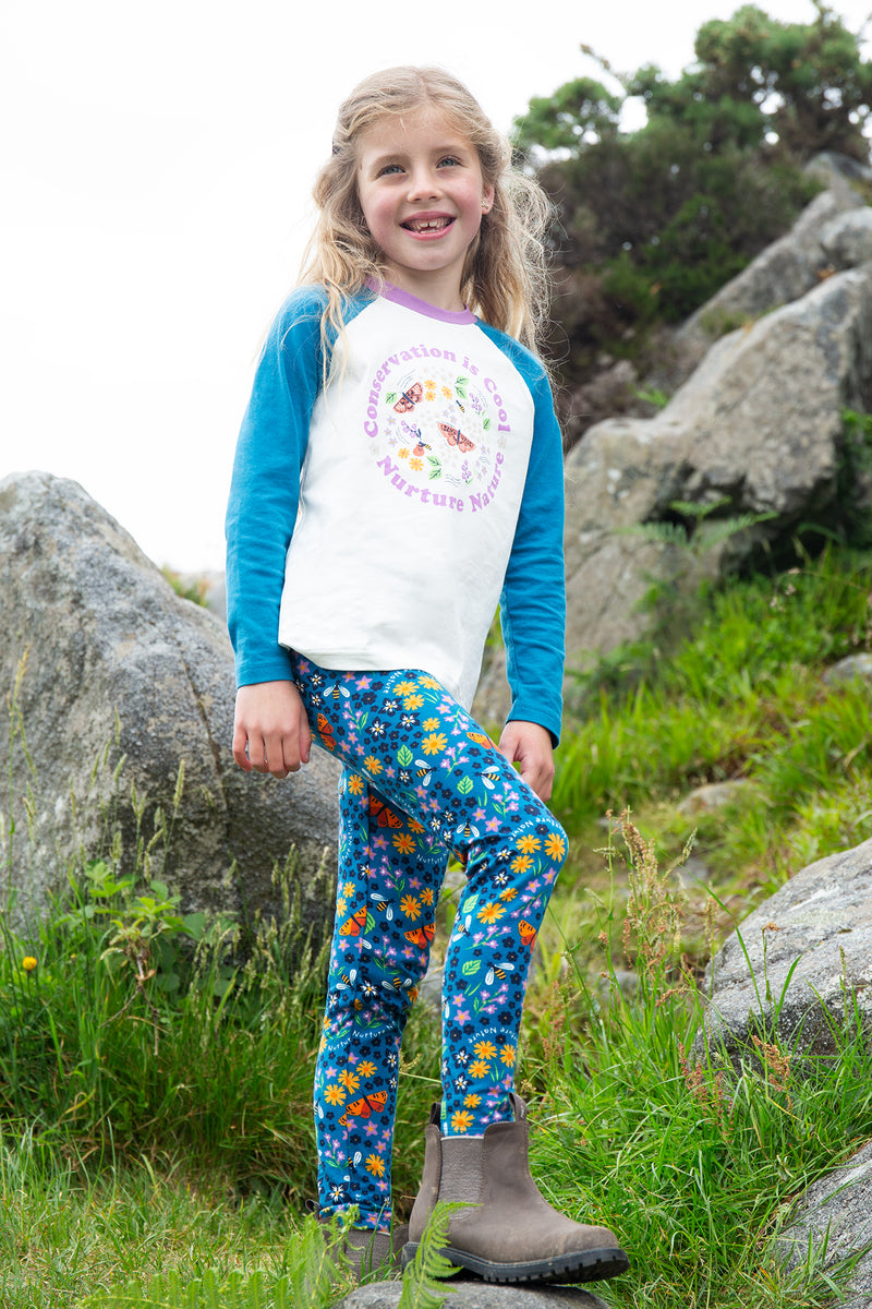 Frugi  Leona Leggings, Nurture Nature Leggings- Organic Cotton-Children's Clothing