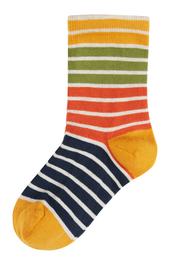 Frugi Organic Socks -Rock My Socks 3 pack, Woodland Friends Fairisle
