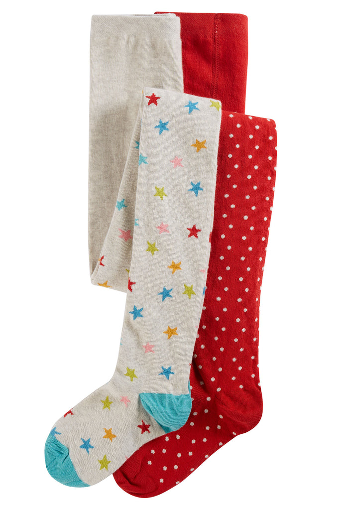 Frugi Norah Tights, Rainy Rainbows - Organic Cotton (soft, cosy and  non-scratchy!) girl