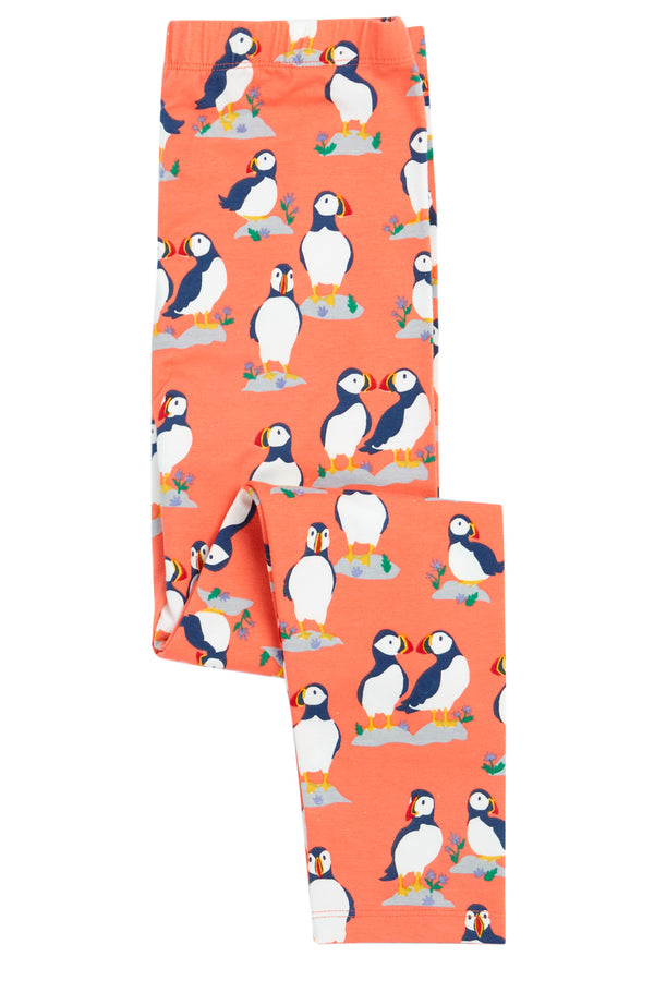 Frugi Libby Leggings Puffin Pals- Organic Cotton-Children's Clothing