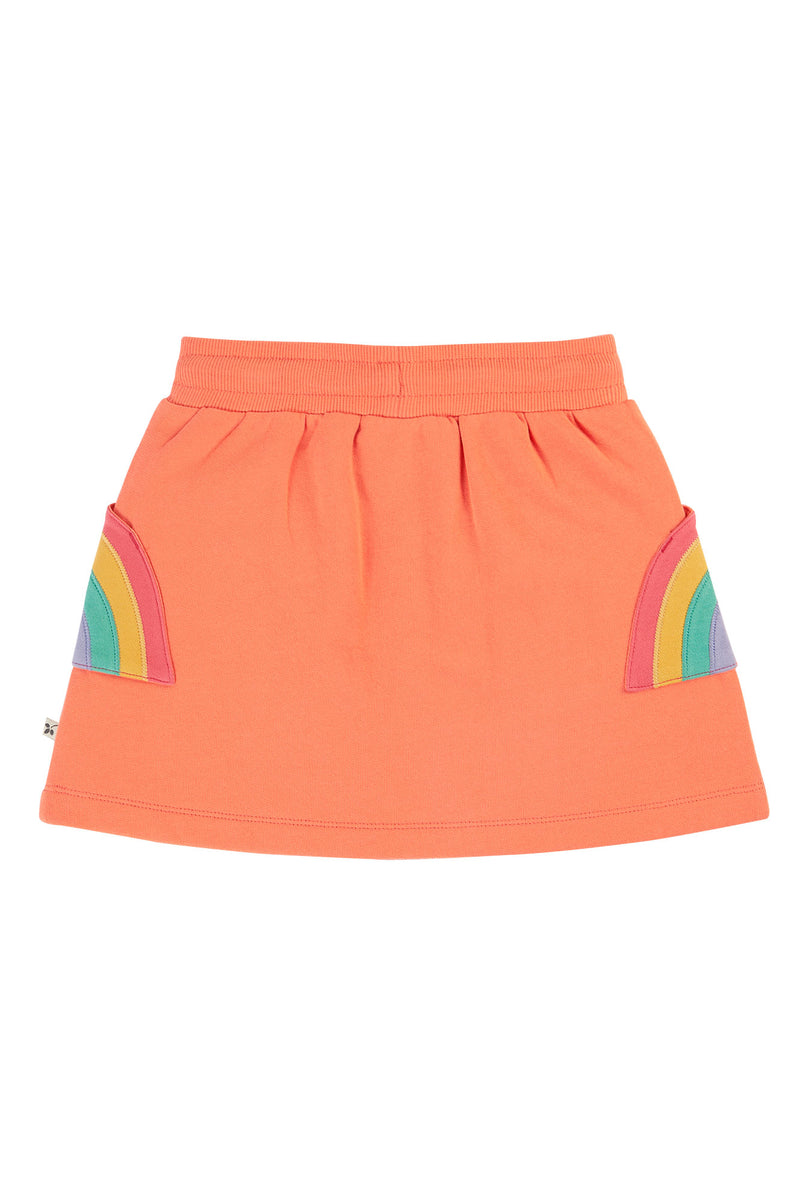 Children's Frugi Casual Kid's Skirt: Sybil Skirt, Cantaloupe / Rainbow