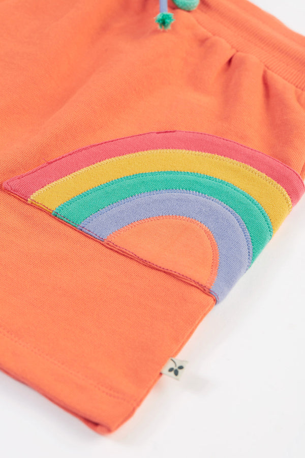 Children's Frugi Casual Kid's Skirt: Sybil Skirt, Cantaloupe / Rainbow