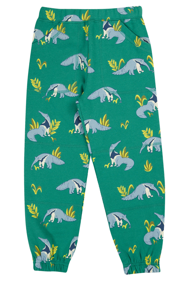 Frugi Malpas Green Anteater Joggers, Organic Cotton-Children's Clothing