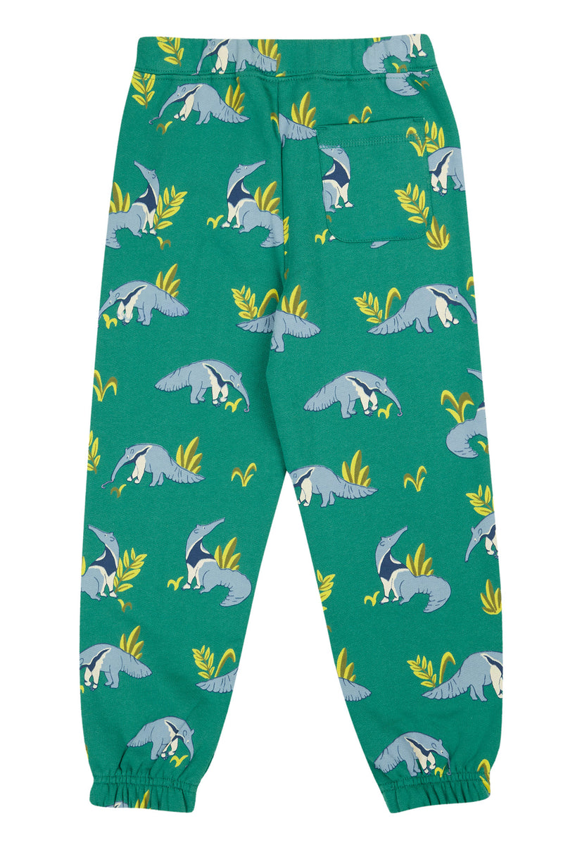 Frugi Malpas Green Anteater Joggers, Organic Cotton-Children's Clothing