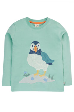 Frugi Long Sleeve Puffin Top- Organic Cotton-Children's Clothing