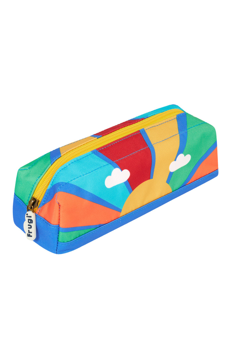 Frugi Pencil Case - Pencil Case Bag Rainbow Sun