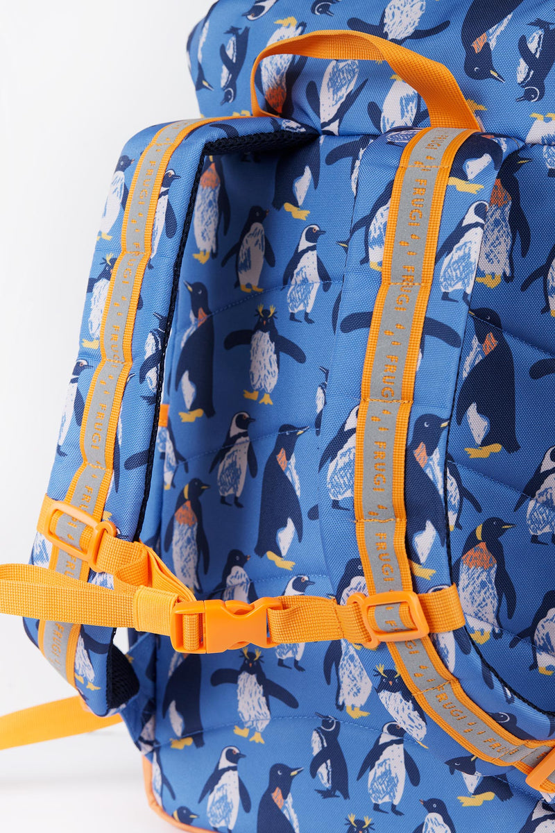 Frugi Trail Blazing Backpack- Penguin Waddle