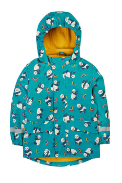 Frugi Printed Puddle Buster Coat- Panda Play