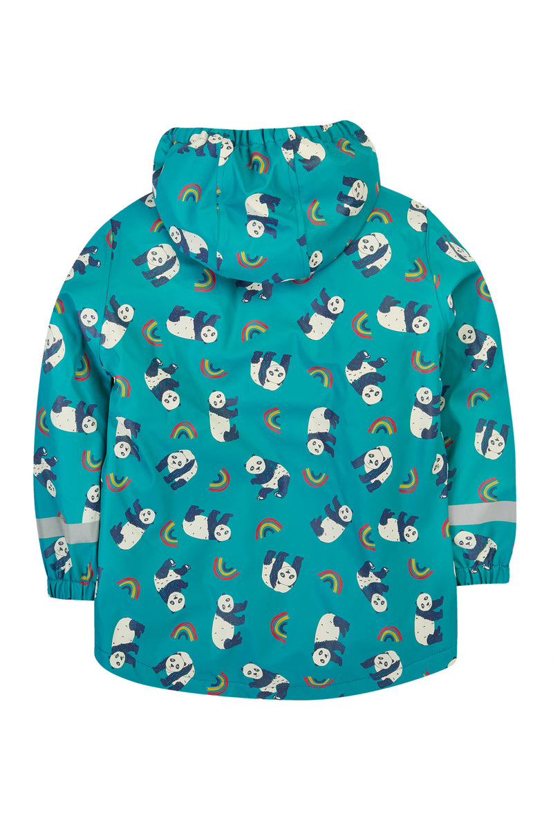 Frugi Printed Puddle Buster Coat- Panda Play