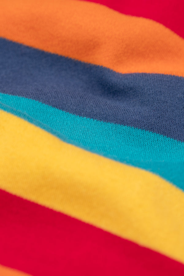 Children's Frugi Pyjamas: Jamie Jim Jams  Pandas and Big Rainbow Stripe