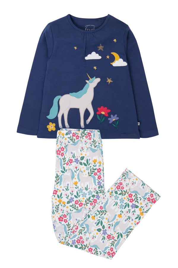 Children's Frugi Pyjamas: Alana Unicorn Pyjamas