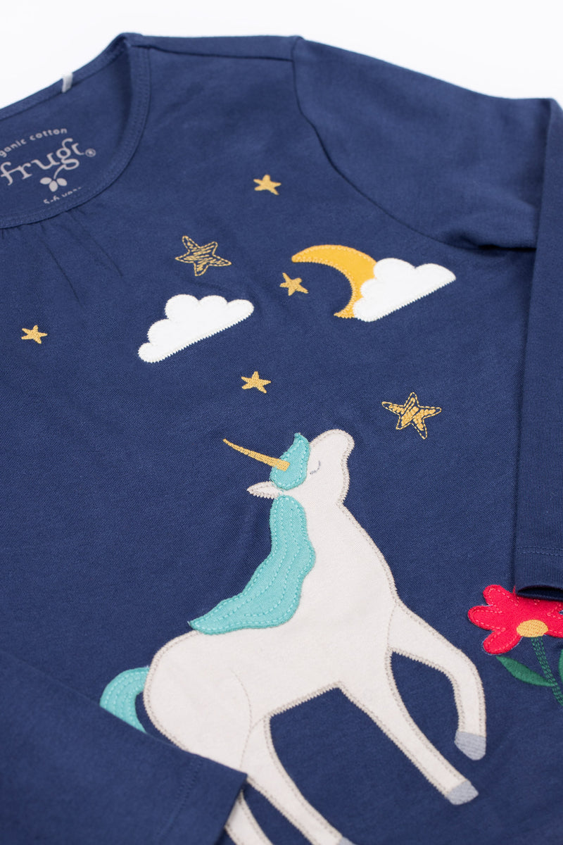 Children's Frugi Pyjamas: Alana Unicorn Pyjamas