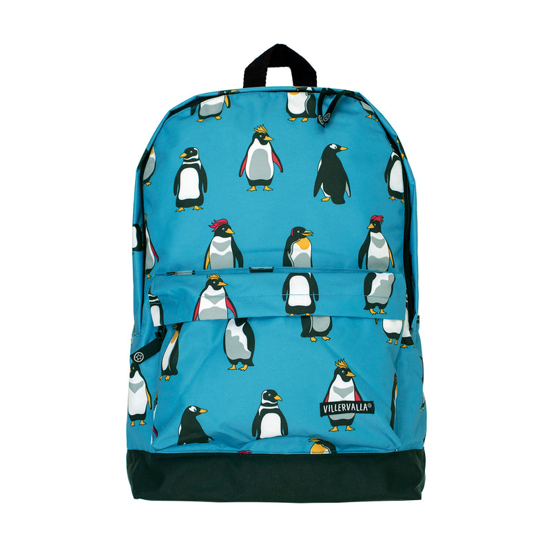 Villervalla Backpack Sky Blue Penguin