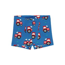 Maxomorra Organic Children's Boxer Shorts-  Tractor