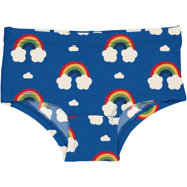 Maxomorra Organic Children's Knickers Brief Hipsters-  Rainbow