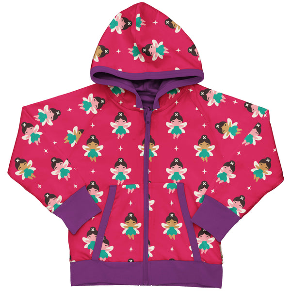 Maxomorra Organic Children's Hoody Cardigan - Fairy
