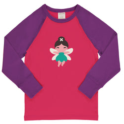 Maxomorra Organic Raglan Long Sleeved T-shirt - Fairy