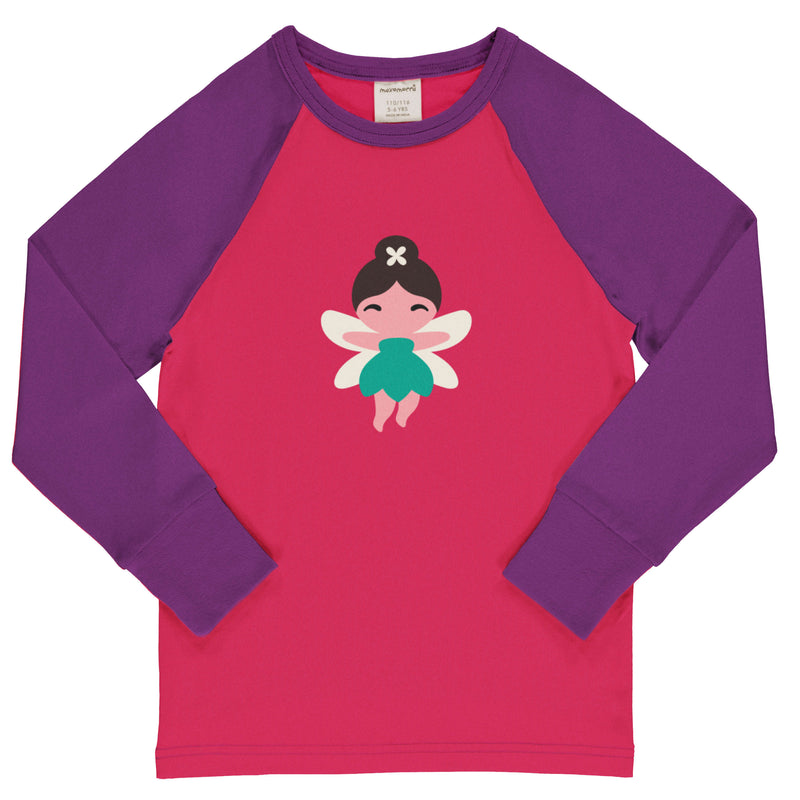Maxomorra Organic Raglan Long Sleeved T-shirt - Fairy