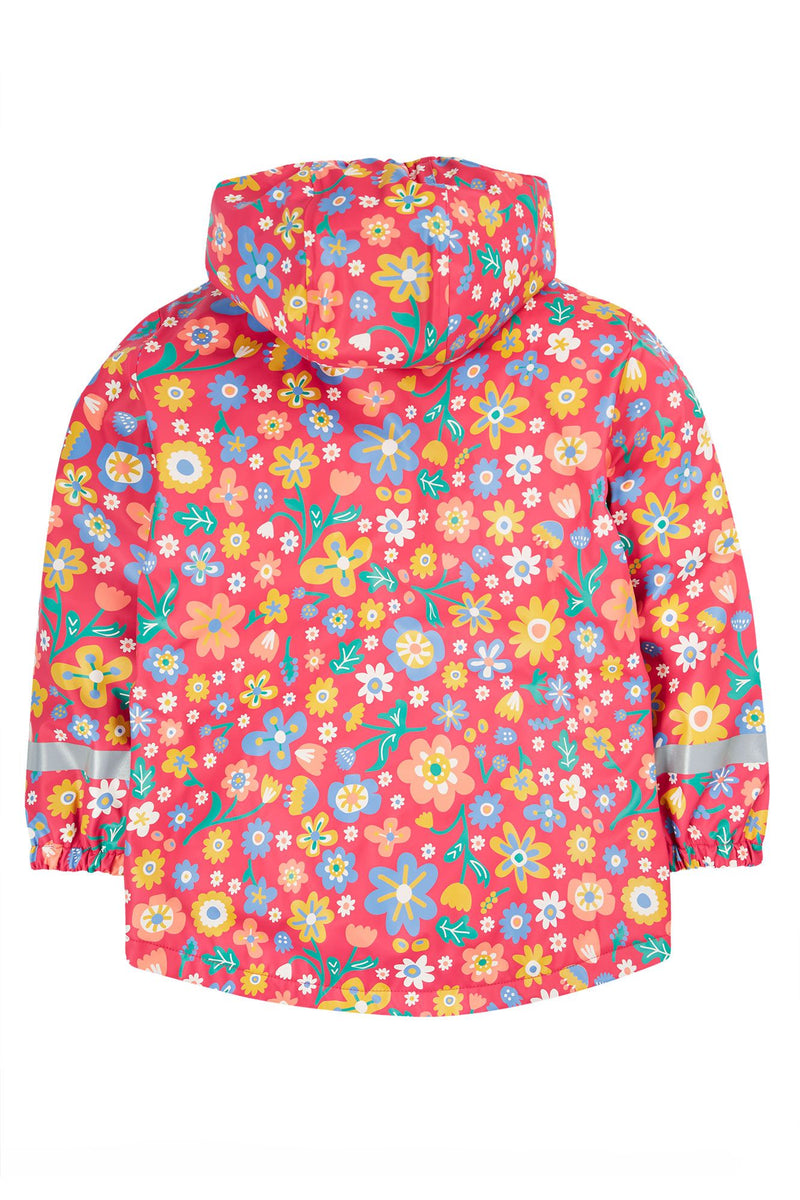 Puddlebuster Coat- Frugi -Smell the Flowers- Lined Waterproof Kids Coat (Puddle Buster Coat)