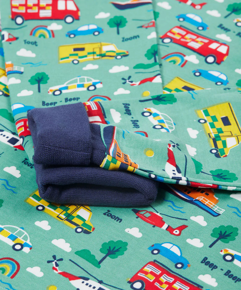 Children's Frugi Emergency Vehicle To the Rescue Pyjamas: Sundown Pyjamas